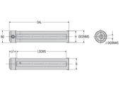 MINI furatkés befogó - D6.0/110.0 - d16.0