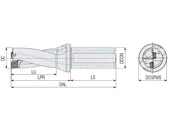 Telibefúró 3XD - D12.5/36.00 L1/108 mm