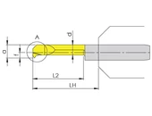 MINI furat menetkés - MF1.0-1.25 - dmin4.8 tmax 0.7 - D5.0 mm