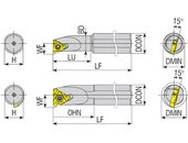 Belső menetkés - SIR S16x10M 11