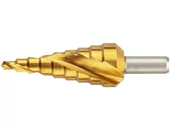 Lépcsős lemezfúró csavart HSS-TiN - D4-20