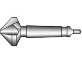 Kúpos szárú kúpsüllyesztő HSS 90° - D15.00/85 d3,2 -MK1