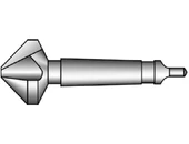 Kúpos szárú kúpsüllyesztő HSS 90° - D28.00/112 d4,0 -MK2