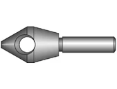 kúpsüllyesztő keresztfuratos HSS 60° - D2/5 - d6/46