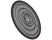 CBN köszörű korong - 14F1SP D150 U2,5 X8/5 T20 R1,25