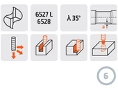 Keményfém maró 2 élű - D12.00/22.00 d12