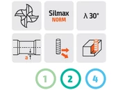 Keményfém 4 élű maró - D4.00/16.00 d4