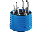 1 élű maró készlet HSSCo5 - D3, 4, 5, 8, 8, 10