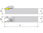 Váltólapkás leszúró esztergakés - R 32x32/170.0 - 3.0 mm