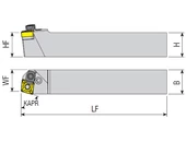 Váltólapkás külső esztergakés - PCBNR 2525 M12C