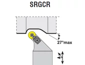 Külső esztergakés - SRGCR 2525 M12C