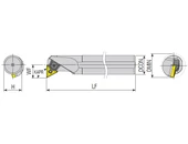 Váltólapkás belső esztergakés 90°-os - DMIN25.0-DMAX63.0mm