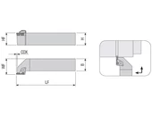 Váltólapkás leszúró, beszúró kés -  L-2020-3-T4