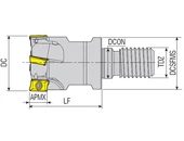 Kép 2/2 - Cserélhető marófej 90° -  D20 d2=18.00 mm Z3 L=30 mm M10