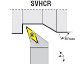 Váltólapkás külső esztergakés - SVHCL 2020-K16