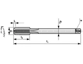 Kép 2/2 - Gépi menetfúró HSS - MF8.0x0.75