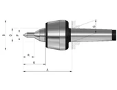 Forgócsúcs 60° hosszított lépcsős - MK4 - 0.005 mm