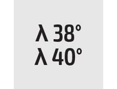 Keményfém 38-40°-os maró 4 élű