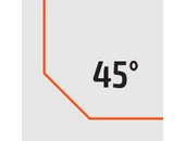 Keményfém 38-40°-os maró 4 élű