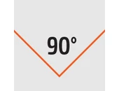 Keményfém élletörő maró 90°-os