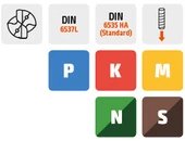 Keményfém fúró belső hűtéssel 4XD - D1.00 - 2.95 mm - 70 HRC-ig.