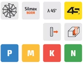 Kép 2/2 - Keményfém maró 8 élű hosszú - D8.0/19.0 - d8.0 mm Cr 0.5