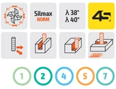Keményfém nagyoló maró 4 élű - D20.00/40.00 d20