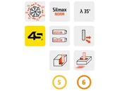 Keményfém 35°-os maró 7 élű