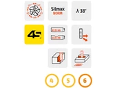 Keményfém 38°-os maró 5 élű