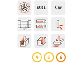 Keményfém 38°-os maró 5 élű
