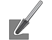 Turbómaró kúpos gömbvégú KEL - D12.00/30 d6 R2,6 14°