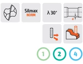 Kép 2/2 - Keményfém mikrómaró gömbvégű - D0.80/1.20 L1=6.00 d3 r0.40