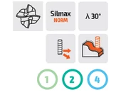 Keményfém gömbmaró - D1.50/4.00 d3 r0.75