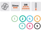 Keményfém fúró 8xD - D4.90/57.00 L95.00 d6