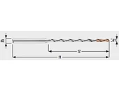 Kép 2/3 - Keményfém fúró belső hűtéssel 9XD - D1.00 - 4.00 mm