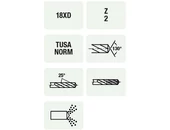 Keményfém fúró 18XD - D1.00 - 6.00 mm