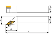 Külső esztergakés SVJCR 2020-K11