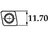 Kép 2/2 - Alátétlapka - CNMG 12