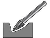 Keményfém turbómaró SPG - D8.00/20 d6