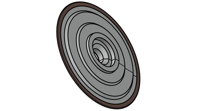 CBN köszörű korong - 14F1SP D150 U2,5 X8/5 T20 R1,25