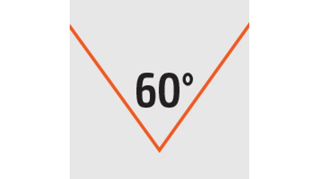 Keményfém élletörő maró 60°-os
