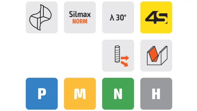 Keményfém Cr rádiuszos 2 élű maró - D3.0/20.0 - d6.0 Cr 0.3 mm