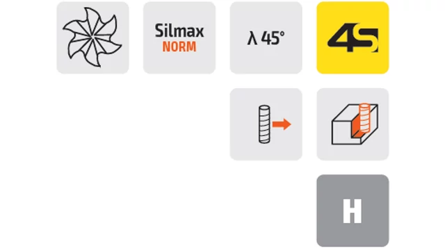 Keményfém maró 6 élű hosszú - D16.0/64.0 d16