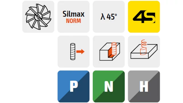 Keményfém maró 8 élű hosszú - D6.0/13.0 - 57.0 - d6.0 mm