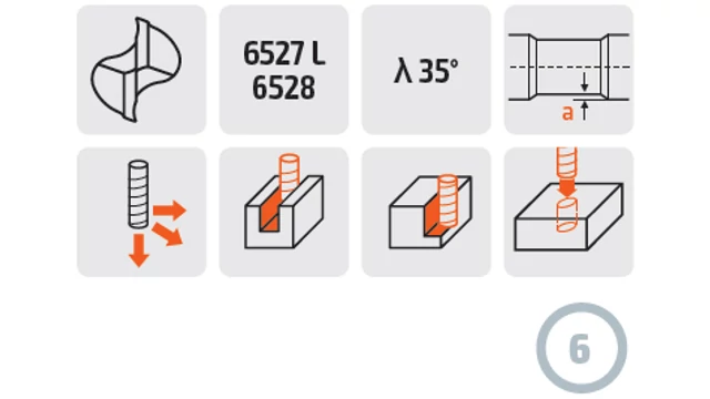 Keményfém maró 2 élű - D20.00/32.00 d20